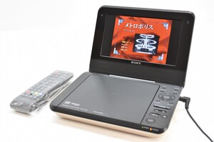 動作品 SONY ソニー ポータブル DVD プレーヤー DVP-FX780 リモコン TMB-L-RC 電源ケーブル 映像機器 RO-233S/717