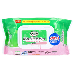 まとめ得 ピジョン ハビナース 歯みがきティシュ くちあたりおだやかタイプ ノンアルコール 90枚入 x [5個] /k