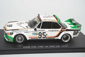 Spark スパーク 1/43 BMW CSL GR2 ルマン LM 優勝 1976 #95 S1569