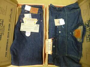 新品　Ｌｅｖｉｓ　１９９１年日本製　天然藍染め　限定復刻版上下セット　箱入り　７７０１ＳＸＸ　４０インチ　７０１ＳＸＸ　３２インチ