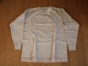 uniform experiment ユニフォーム エクスペリメント 20SS (UE-200053) L/S HEM LAYERED WIDE CUTSEWN 裾レイヤード カットソー 灰GRAY 21