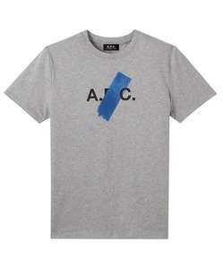 ☆新品 アーペーセー ロゴ カットソー A.P.C. Tシャツ グレー L