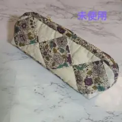 パッチワーク ハンドメイド ペンケース  小物入れ 花柄 未使用