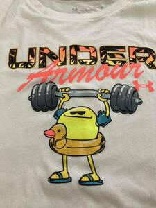 アンダーアーマー under armour 子供 Tシャツ 半袖 YLG 150 キッズ boys 白 半袖Tシャツ tee 