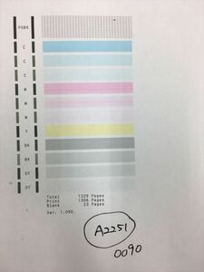 【A2251】プリンターヘッド ジャンク 印字確認済み QY6-0090 CANON キャノン TS8030/TS9030/TS8130/TS8230/TS8330/TS8430