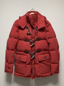 [AKM] 定価151,800 POLAND WHITE GOOSE DOWN DUFFLE COAT ダウンダッフルコート M レッド C001 日本製 エーケーエム