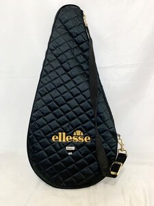 ellesse エレッセ テニスラケット ラケットケース セット キルト 新品 ETR‐211 POLPO 110平方インチ カラー: ブラック系 未使用保管品