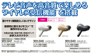 定価398000円 美品 パナソニック　両耳　WH-G43 充電式 補聴器 panasonic をお求めの方にも