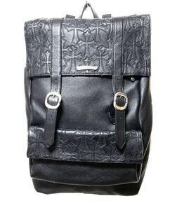 【現物確認可】CHROME HEARTS クロムハーツ BACK PACK MESSENGER ALL LEATHER オールレザー バックパック