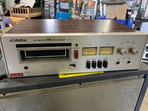 中古 ビクター 8トラック・デッキ ８トラ VICTOR STEREO 8 RECORDER ED-241 ウッドキャビネット