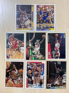 NBA Trading Card Mario Elie Set of 8 Upper Deckなど 91-98 マリオエリー 8枚セット 90年代 GS Warriors Houston Rockets 画像転載禁止