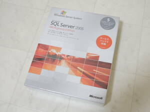 A-05007●未開封 Microsoft SQL Server 2005 Workgroup 日本語版 5ライセンス SP2(Windows Work Group マイクロソフト サーバー)