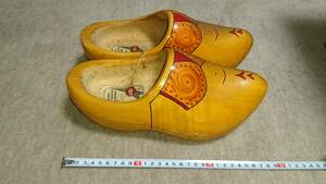 オランダ 木靴(サボ)　内寸24cm　外寸 約28cm