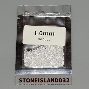 クリア CZ 1.0mm×1000pcs 宝石 鉱石 輝き 高品質 宝石シリーズ ラウンド形状 透明 キュービックジルコニア C684