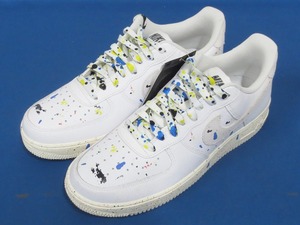 NIKE AIR FORCE 1 ’07 LV8 “PAINT SPLATTER” 27.0cm CZ0339-100 [ナイキ/エアフォースワン/ペイントスプラッター] ※外箱なし※ (8039)