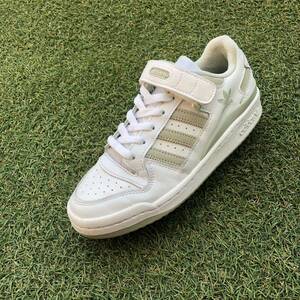 美品23.5 adidas FORUM LO アディダス フォーラム ロー HW573