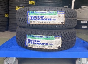 【法人宛限定送料無料】GYYF101928　GOODYEAR　175/60R16　82H　ALLseason　Vector4season　2本セット　2021年製