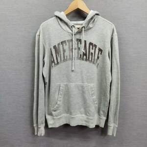 D364 American Eagle Outfitters アメリカンイーグル アウトフィッターズ プルオーバー パーカー フーディー カジュアル メンズ グレー S