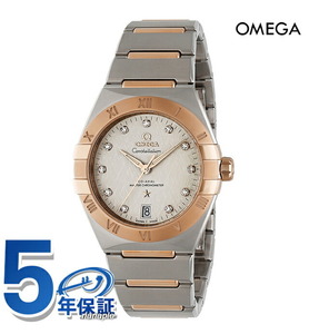 オメガ コンステレーション 36mm 自動巻き 腕時計 ブランド メンズ ダイヤモンド OMEGA 131.20.36.20.52.001 アナログ シルバー