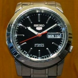 【SEIKO】5 automatic 裏スケルトン（メンズ）［0680］