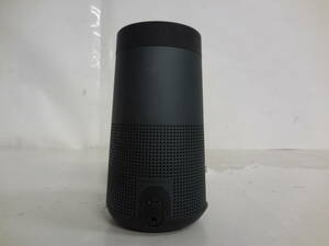 湘/BOSE/SOUNDLINK REVOLVE/ポータブルワイヤレススピーカー/ブラック/Bluetooth/360°サウンド/通電未確認/欠品・使用感有★11.1-040★