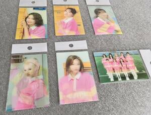 トゥワイス TWICE レンズ状フォトカード6枚セット TWICE RUN 20X20 SPECIAL MD 【LENTICULAR PHOTO CARD】 K-POP 韓国