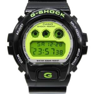 CASIO G-SHOCK Gショック DW-6900RCS-1JF CRAZY COLORS 3529 ライムグリーン クレイジーカラー 2024年 復刻 3つ目 ブラック 黒 28009082