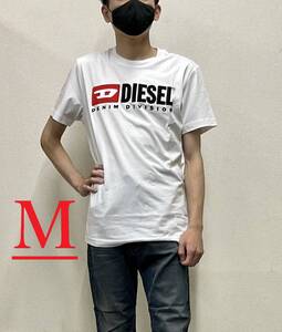 ディーゼル　Tシャツ 20B23　ホワイト　Mサイズ　リバイバル ロゴ デザイン　新品 タグ付　DIESEL　T-DIEGOR-DIV　A03766 0GRAI