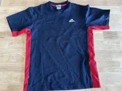 adidas ClimaLite ネイビー/レッド Tシャツ　メンズ　アディダス