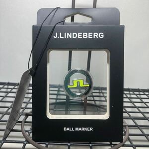 J.LINDEBERGリンドバーグ ボールマーカー　黄緑色　073-95901-021