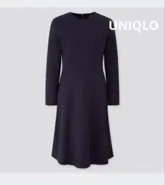 UNIQLO ポンチフレアワンピース（長袖）