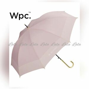 新品　Wpc. 雨傘 長傘　傘 ダブルピーシー　晴雨兼用 アンブレラ　切り継ぎプレーン UVカット　日傘