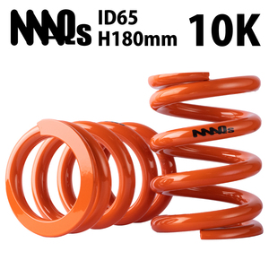 ID65 H180mm 10K MAQS 2本セット 送料無料 直巻 直巻き スプリング バネ 車高調