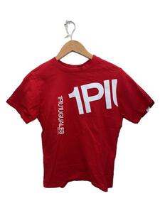 1piu1uguale3◆Tシャツ/S/コットン/RED/プリント