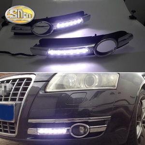 アウディ AUDI A6 C6 2005 2006 2007 2008 LED DRL デイ ライト デイタイム ライト フォグ ランプ カバー 防水 ハーネス