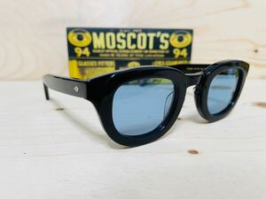 ◆MOSCOT◆TELENA◆モスコット◆ウェリントン カラーレンズ サングラス 伊達眼鏡 ウェリントン 人気 黒縁 未使用 美品