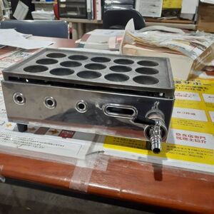 たこ焼き器(家庭用) 15穴 山岡金属 Y-03D 都市ガス 業務用 中古/送料別途見積