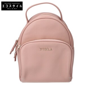 【美品】FURLA フルラ 936718 フリーダ ミニ リュック・デイパック ピンク レディース