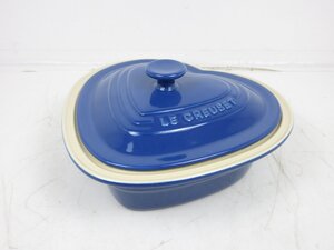 LE CREUSET ル・クルーゼ ストーンウェア ディープハートディッシュ 食器 / 100 (KS008238)