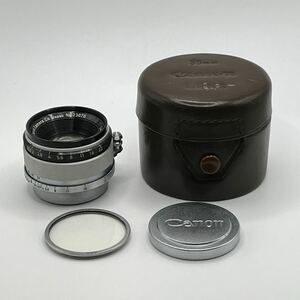 CANON LENS 35mm f1.8 キヤノン レンズ Leica ライカ Lマウント 1957年(昭和32年)5月発売 日本製