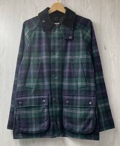 Barbour バブアー MWO0202NY71 SL Bedale Wool Tartan タータンチェック ジャケット サイズ36 グリーン系