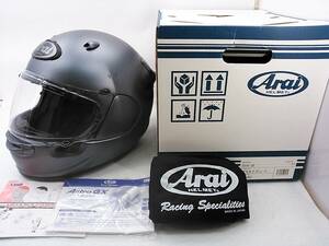 【送料無料】2021年製 Arai アライ ASTRO-GX アストロGX PLATINUM GRAY F プラチナグレーF Lサイズ 元箱付き フルフェイスヘルメット