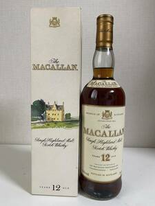 【古酒・未開栓】MACALLAN マッカラン 12年 旧ボトル 750ml 43% 箱付