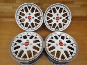 14-540◆希少!!★BBS RS★15in6J+45 100-4H★VWワーゲンゴルフ2,ゴルフ3,ポロ,ロードスター,デミオ◆