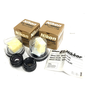 Nikon EL-NIKKOR 50mm 1:2.8/EL-NIKKOR 75mm 1:4 ニコン カメラ レンズ まとめ