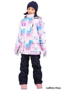 1105981-BANNNE/Snow Crystal Girls Snow Suit スキーウェア 上下 女の子