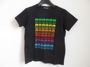 (42787)BAMES BOY　ビームスボーイ　半袖　Tシャツ　カットソー　ブラック　USED