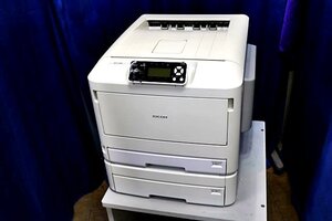 ★印刷OK/234100枚★ RICOH/リコー A3対応 カラーレーザープリンター ★SP C750/二段モデル★　在1030Y