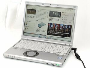 1円～ 激安 中古美品 即使用可 ノートパソコン Panasonic CF-SZ6ADLVS 12.1型 第7世代 i3 8GB 高速SSD 無線 webカメラ Windows11 Office