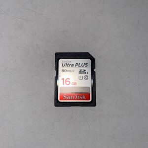 SanDisk Ultra PLUS 16GB 80mb/s SDカード